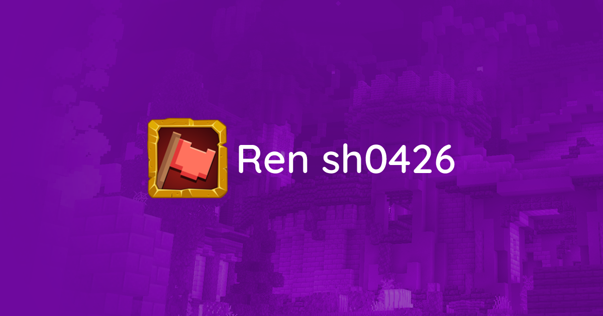 Ren sh0426's Profile - The Hive
