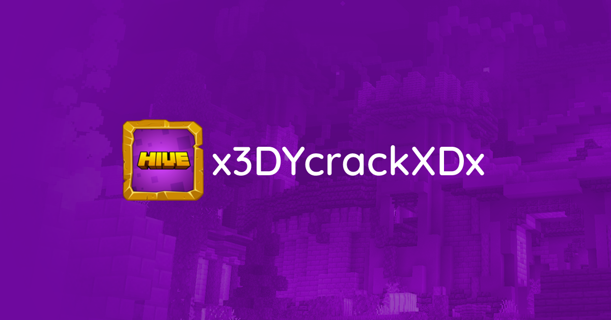 x3DYcrackXDx's Profile - The Hive