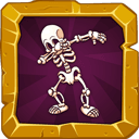 Dabbing Skeleton (H19)