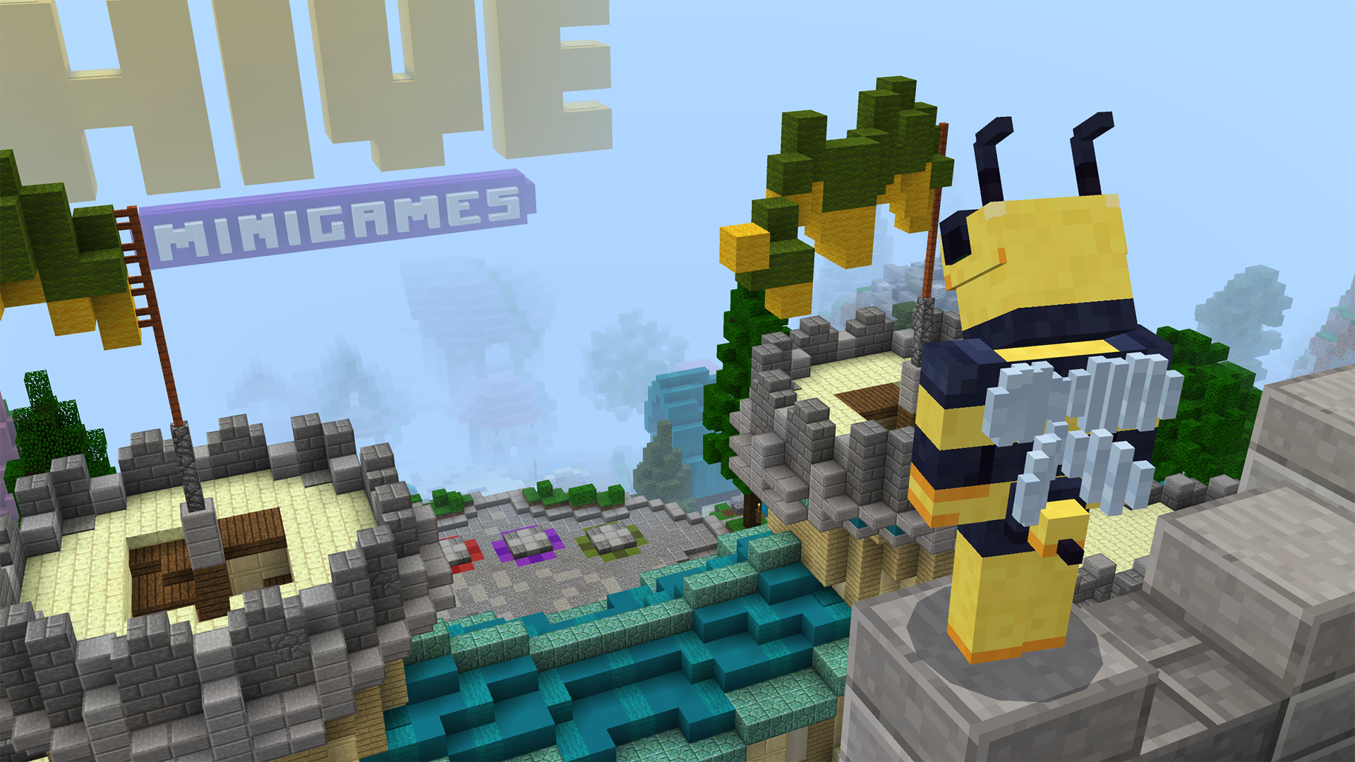 Minecraft bedrock edition на пк. Майнкрафт пе the Hive. The Hive сервер майнкрафт. Сервера майнкрафт пе. Hive сервер майнкрафт пе.