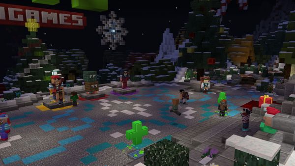 minecraft bedrock minigame lobby