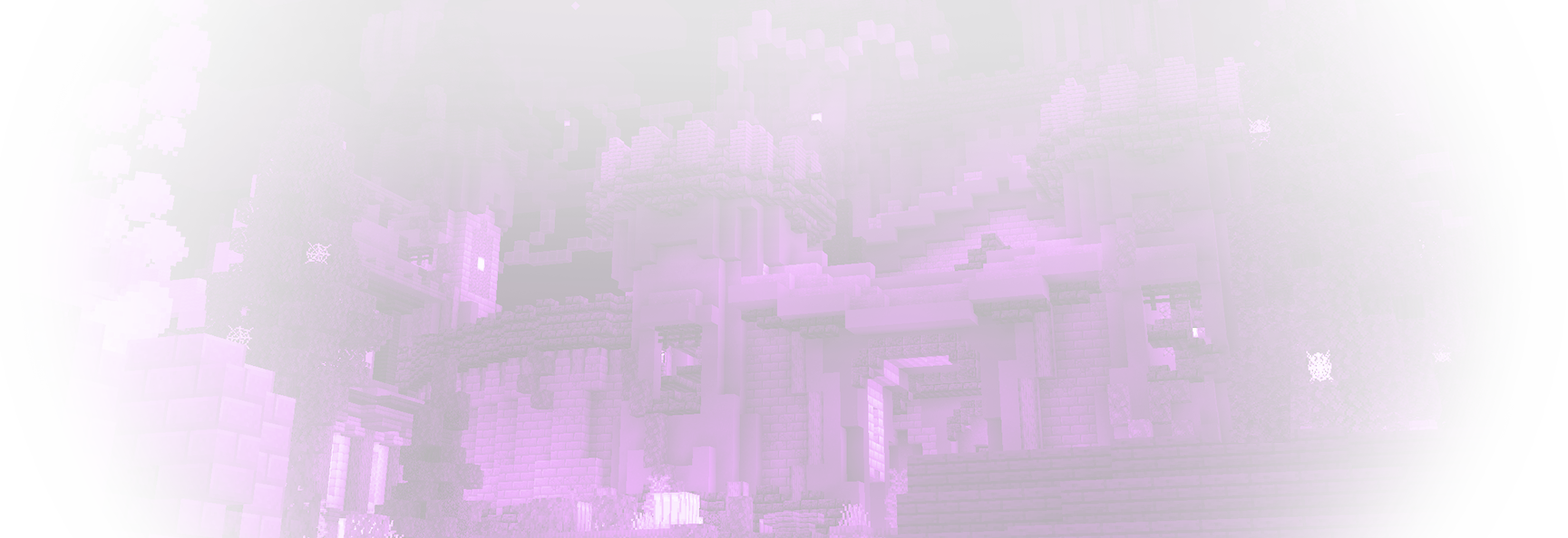 Background image of a Minecraft world.